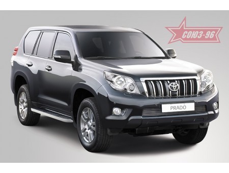 Накладка на решётку воздухозаборника для Toyota Land Cruiser 150 Prado 2009-2013гг. (d10)